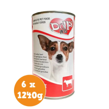 Dolly Dog konzerv marha 6x1240g kutyaeledel