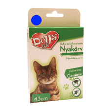 Dolly Natural Bolha és kullancsriasztó nyakörv macskák részére kék 43cm élősködő elleni készítmény macskáknak