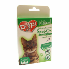 Dolly Natural bolha és kullancsriasztó spot on macskák részére 5x1ml élősködő elleni készítmény kutyáknak