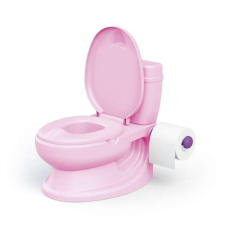  Dolu rózsaszín oktató bili WC - hangokkal - D7252 bili