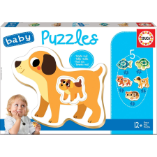Domácsiállatok kisbabák számára puzzle szett puzzle, kirakós