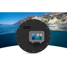  Dome Port víz alatti tok Telesin GoPro Hero 8 (GP-DMP-T08) számára sportkamera kellék