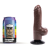 Domestic Partner FUNKER DP87BR – élethű dildó, 13 cm, barna