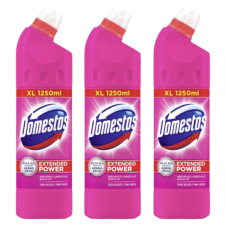 DOMESTOS fertőtlenítő hatású Tisztítószer Pink Fresh 3x1250ml tisztító- és takarítószer, higiénia