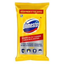 DOMESTOS Fertőtlenítő törlőkendő DOMESTOS Lemon 100 db tisztító- és takarítószer, higiénia