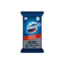 DOMESTOS Nedves törlőkendő fertőtlenítő hatással 60 lap/csomag Domestos Óceán tisztító- és takarítószer, higiénia