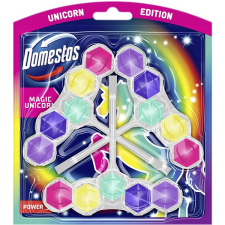DOMESTOS Power5 WC frissítő blokk, Magic Unicorn 3 × 50 g tisztító- és takarítószer, higiénia