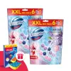 DOMESTOS Power5 WC frissítő blokk mix Magnolia &amp; Lavender (12x50g) + Ajándék Vileda Szivacs