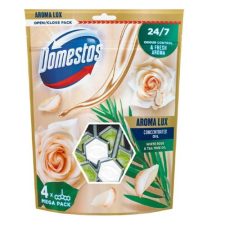 DOMESTOS Toalett öblítő DOMESTOS Aroma Lux White Rosebuds & Tea Tree Oil 4x55g tisztító- és takarítószer, higiénia