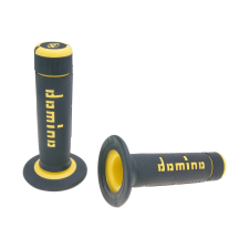 Domino Domino A020 off-road fekete/sárga kormánymarkolat szett markolatgumi