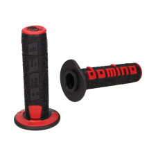 Domino Domino A360 off-road fekete/piros kormánymarkolat szett markolatgumi