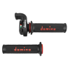 Domino Road rövid gázkar motorkerékpárhoz – fekete-piros (3357 – 4 ütemű) Domino Kormányok és tartozékaik Gázkarok