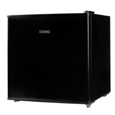DOMO Minibar hűtőszekrény, DOMO, 43 liter, D osztály, fekete hűtőgép, hűtőszekrény