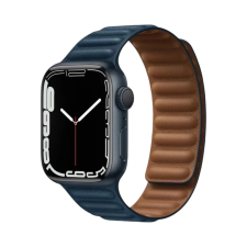 Domshop Apple Watch Mágneses Bőr Szíj okosóra kellék