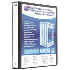 DONAU A4 Panorámás gyűrűs könyv 50mm - Fekete (2788504PL-01) gyűrűskönyv