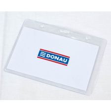 DONAU Azonosítókártya tartó, 105x65 mm, hajlékony, vízszintes, DONAU névkitűző