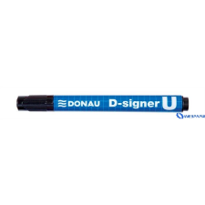 DONAU D-signer U alkoholos marker 2-4 mm fekete kúpos filctoll, marker
