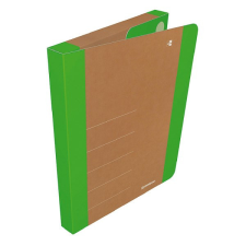 DONAU Füzetbox DONAU Life A/4 3 cm karton tépőzárral neon zöld-barna füzetbox