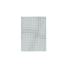 DONAU Gumis mappa DONAU A/4 karton kockás fehér mappa