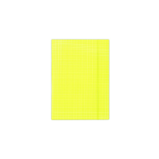 DONAU Gumis mappa DONAU A/4 karton kockás sárga mappa