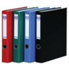 DONAU Gyűrűs könyv, 2 gyűrű, D alakú, 45 mm, A4, PP/karton, DONAU, piros gyűrűskönyv