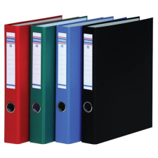 DONAU Gyűrűs könyv, 2 gyűrű, D alakú, 45 mm, A4, PP/karton, , piros gyűrűskönyv