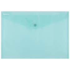  DONAU Irattartó tasak, A4, PP, patentos, DONAU, zöld tasak