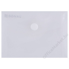 DONAU Irattartó tasak, A7, PP, patentos, DONAU, áttetsző (D8550A) boríték