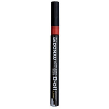 DONAU Lakkmarker, 2,2 mm, S, DONAU "D-oil", piros filctoll, marker