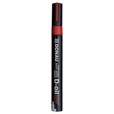 DONAU Lakkmarker, 2,8 mm, M, DONAU &quot;D-oil&quot;, piros filctoll, marker