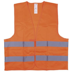 DONAU Mellény, jól láthatósági, L méret, DONAU  Safety , narancssárga