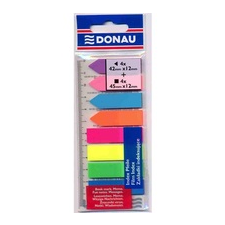 DONAU Oldaljelölő donau 42x12mm + 45x12mm 2x4 szín jegyzettömb