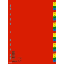 DONAU Regiszter DONAU A/4 1-31 műanyag színes naptár, kalendárium