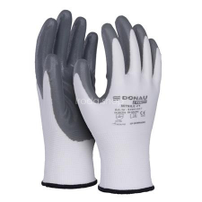 DONAU Szerelőkesztyű, nitril, DONAU "Safety 01", 10/XL méret, szürke védőkesztyű