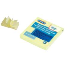 DONAU Z 76x76mm öntapadó jegyzettömb - Sárga (100 lap / tömb) (7571001PL-11) jegyzettömb