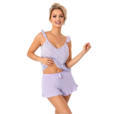 Donna Fiorella top női pamutpizsama, lila XL