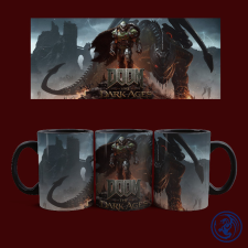 Doom - The Dark Ages - Doomslayer bögre (Fekete) ajándéktárgy