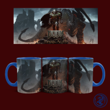 Doom - The Dark Ages - Doomslayer bögre (Kék) ajándéktárgy