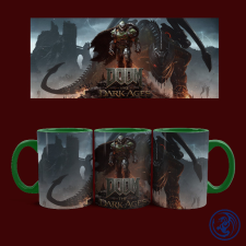 Doom - The Dark Ages - Doomslayer bögre (Zöld) ajándéktárgy