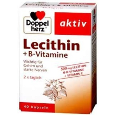 Doppel herz Lecitin + B vitaminok + E vitamin kapszula 40db vitamin és táplálékkiegészítő