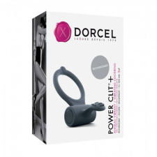 Dorcel Dorcel Power Clit Plus - akkus, vibrációs péniszgyűrű (fekete) péniszgyűrű
