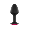 Dorcel Geisha Plug Ruby XL - pink köves anál dildó (fekete)