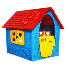 Dorex Dorex műanyag Játszóház - Állatok #kék-piros kerti játszóház