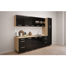  Dorina magasfényű konyha 240 cm bútor