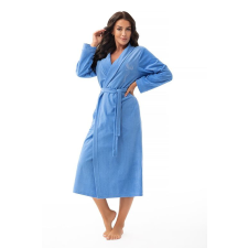 Dorota Hannah frottír fürdőköpeny, hosszú, kék 3XL lakástextília