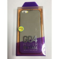 Dotfes Telefontok, iPhone 6 Plus / 6S Plus szilikon tok, hátlaptok, fekete, Dotfes G04 tok és táska