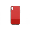 Dotfes Telefontok, iPhone X / XS hátlaptok, karbon mintás, piros, Dotfes G02MS
