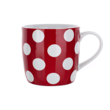  DOTS Kerámia bögre 310 ml, piros 60223087 bögrék, csészék