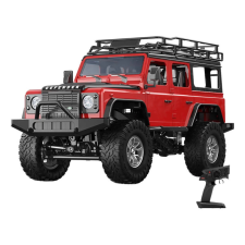 Double Eagle Land Rover Defender sziklamászó távirányítós terepjáró piros makett