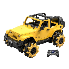 Double Eagle Mecanum abroncsos távirányítós Jeep terepjáró sárga makett
